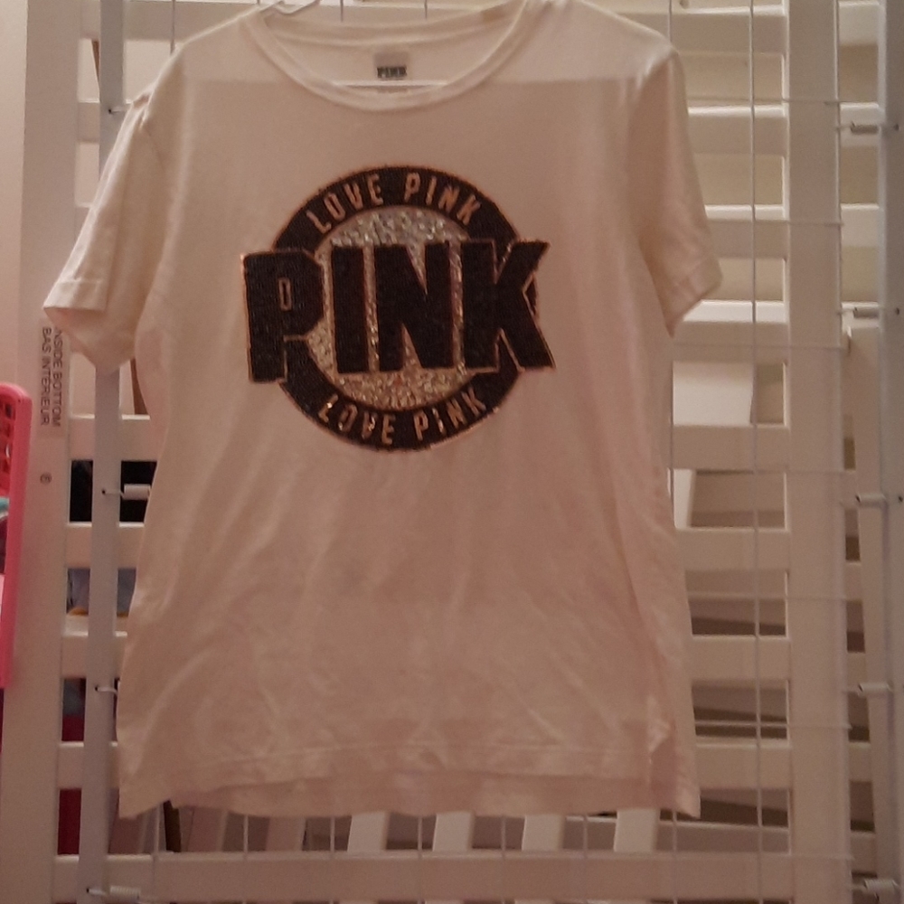 Pink Victoria short sleeve top